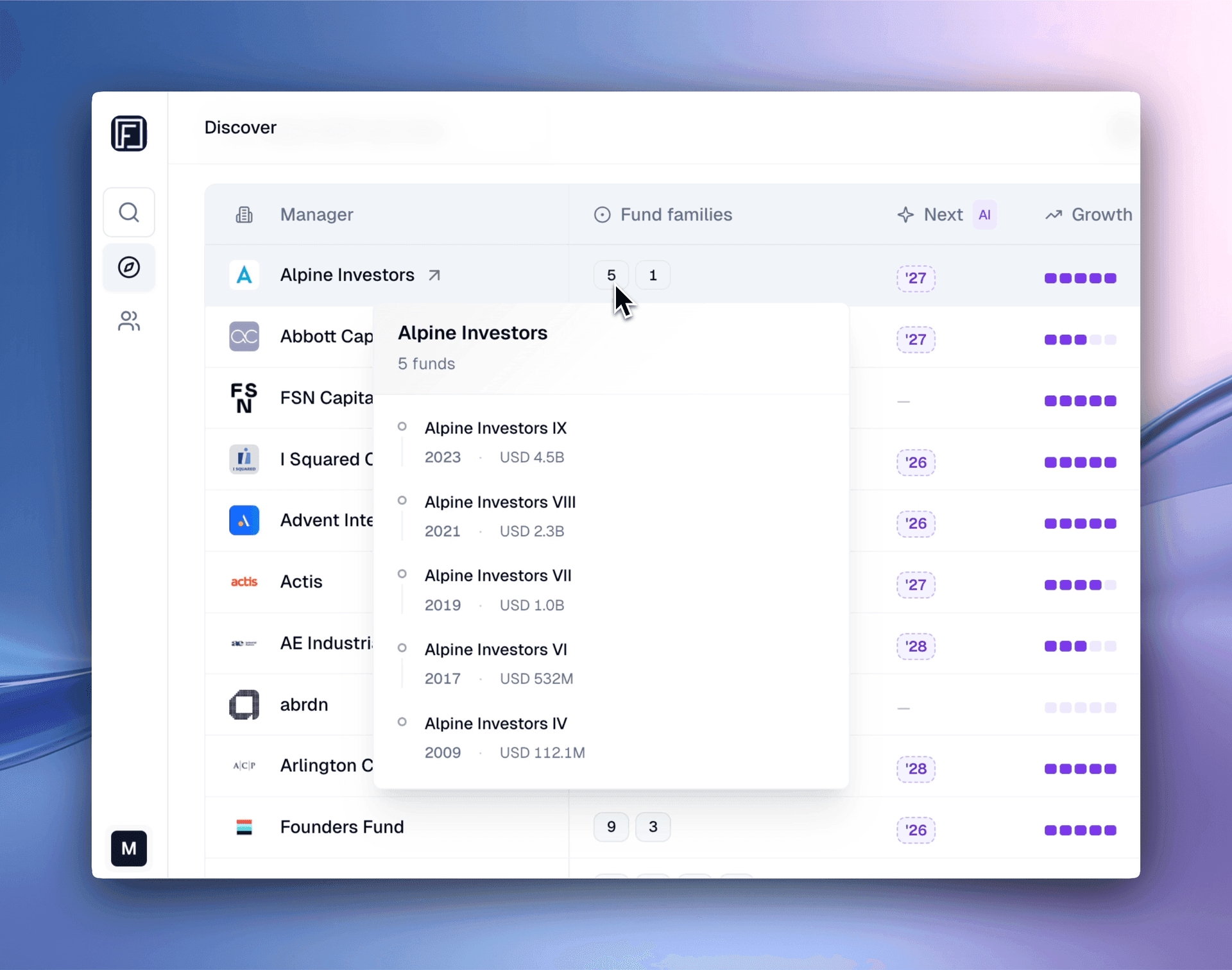 Sourcing module interface